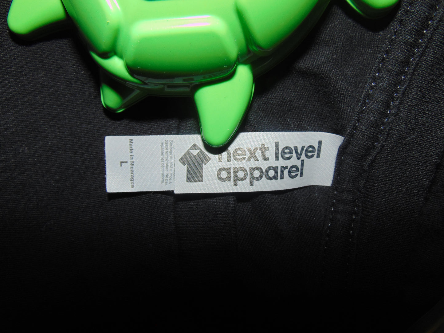 Next Level Apparel Black Graphic T-Shirt | Size Large