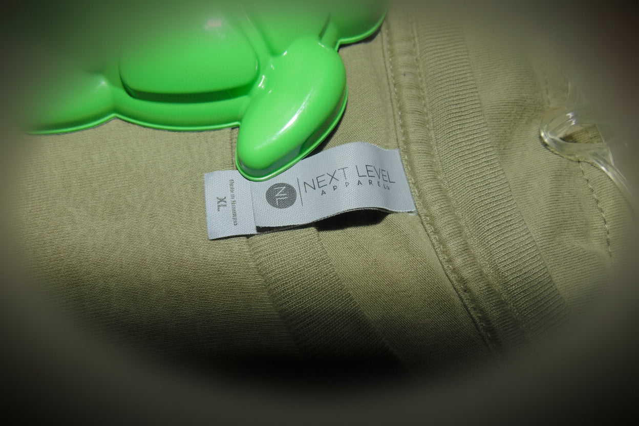 Next Level Apparel Olive Green "LOVE" Graphic T-Shirt - Size XL