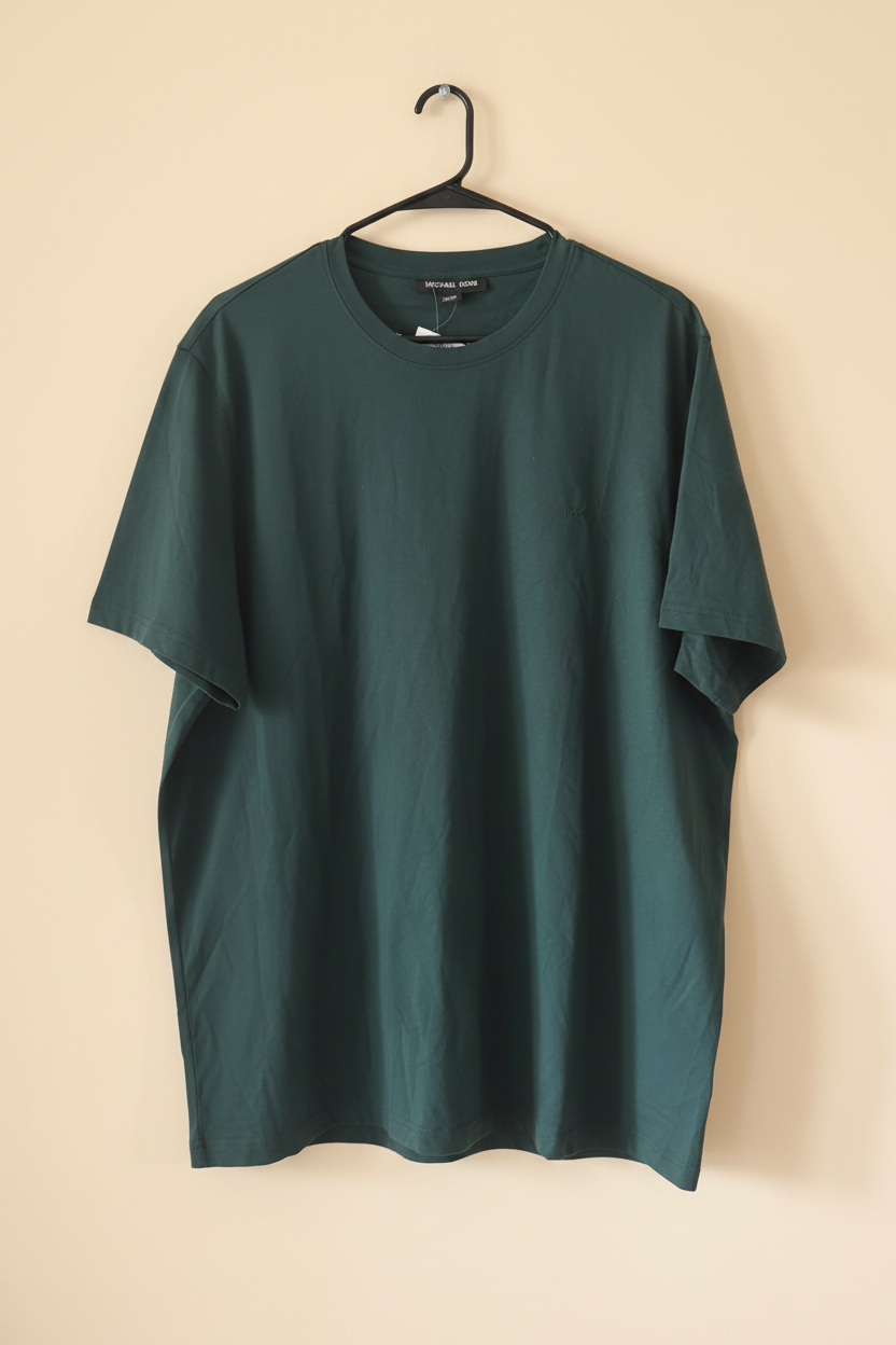 Michael Kors Men's Dark Teal Crew Neck T-Shirt - Size XXL