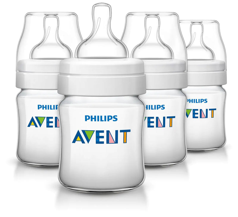 Philips Avent Classic Plus Baby Bottles 4 Ounce (4 Pack)