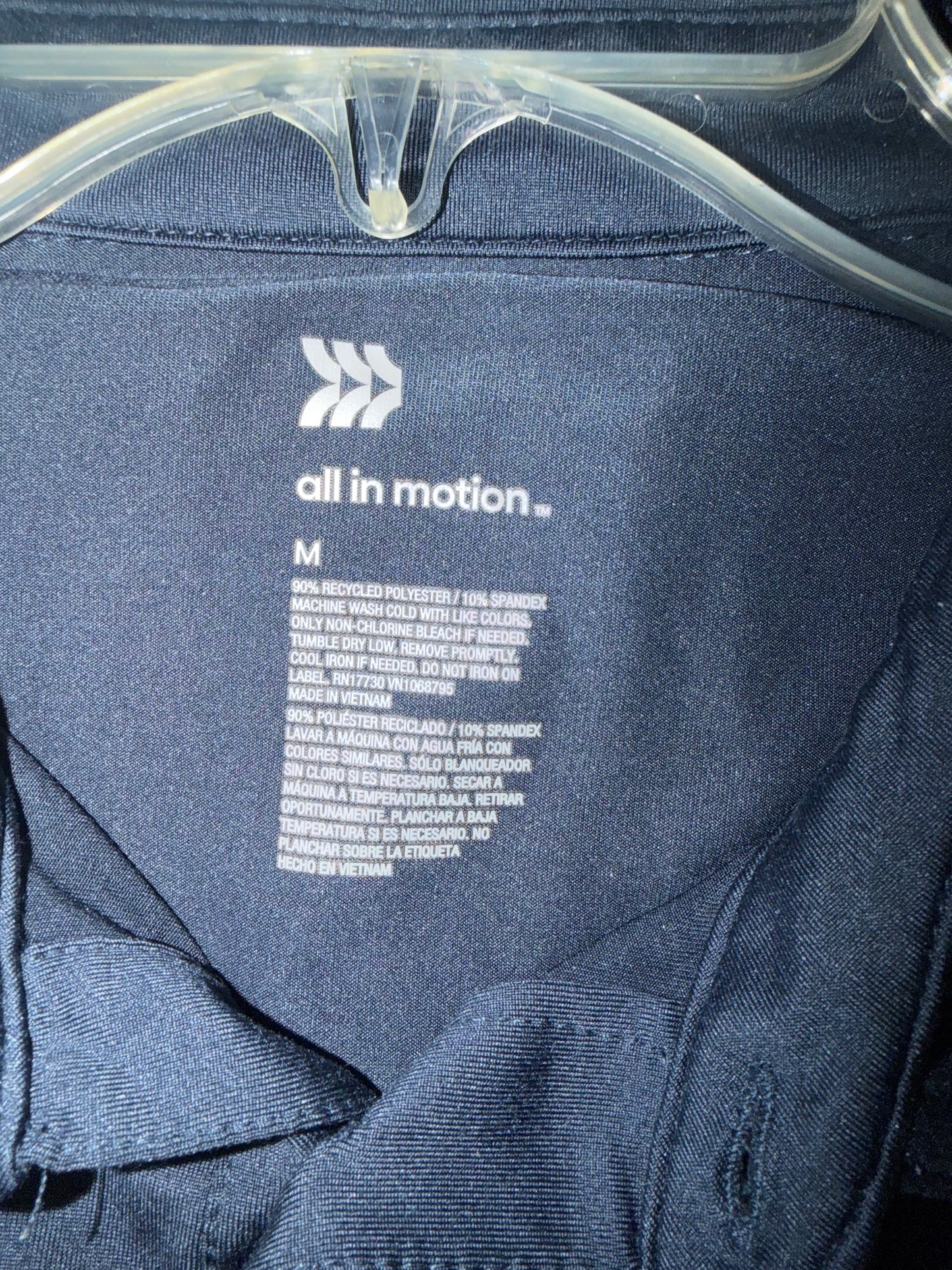 All in Motion Performance Polo Shirt | Men's Medium | Slate Blue