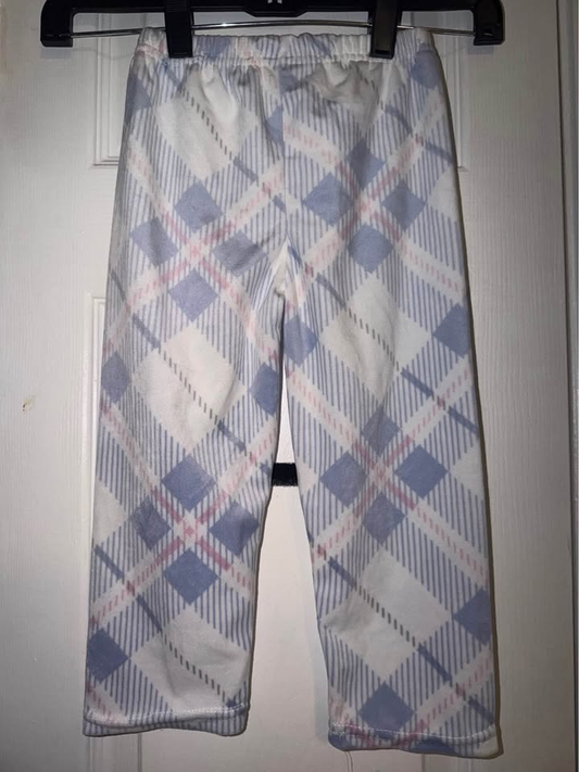 dELiA*s Girl Toddler Girls Pastel Plaid Fleece Pajama Pants - Size 2T