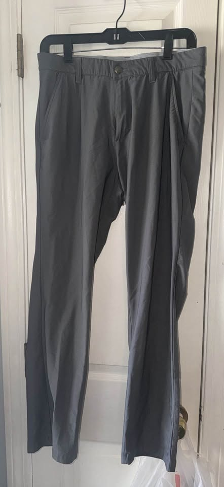 Adidas Men's Charcoal Gray Performance Golf Pants - Size 30x30