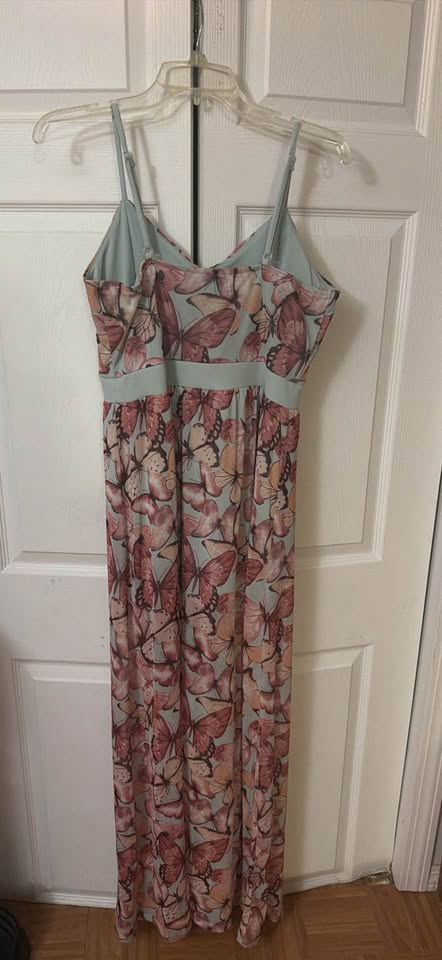 No Boundaries Women's Butterfly Print Dress/Romper - Size Large