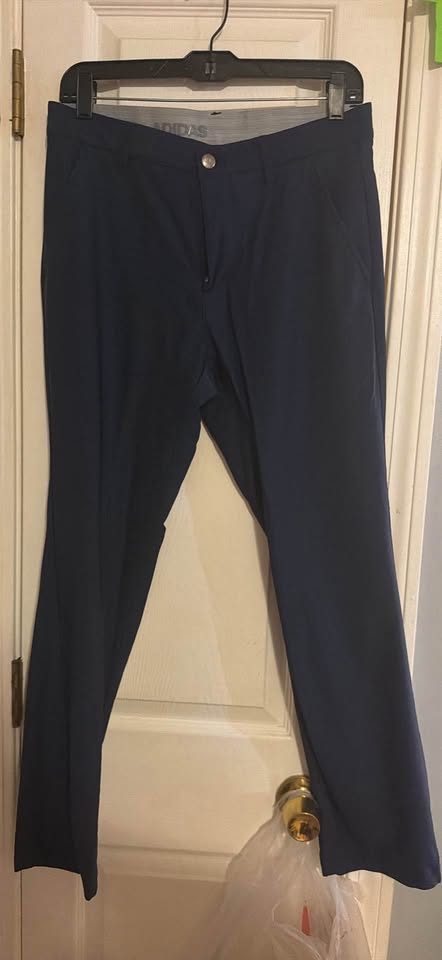 Adidas Men's Navy Dress Pants / Golf Slacks - Size 30x30