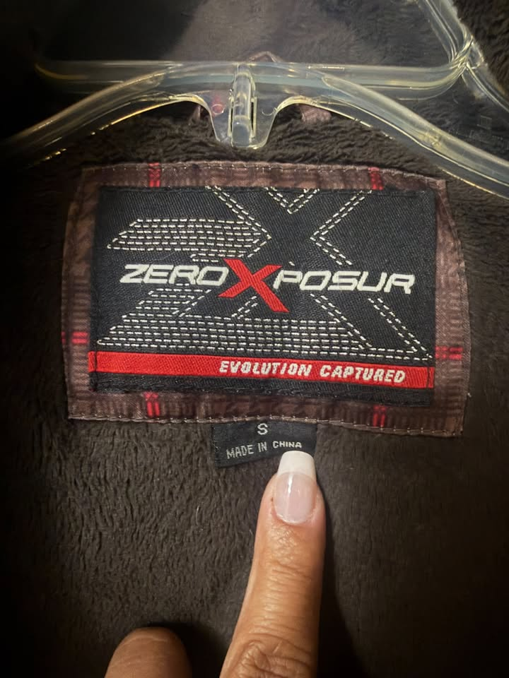 ZeroXposur Women's Insulated Plaid Puffer Jacket with Faux Fur Hood - Size Small