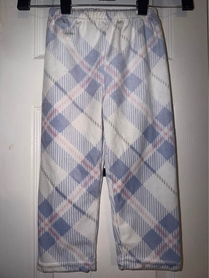 dELiA*s Girl Toddler Girls Pastel Plaid Fleece Pajama Pants - Size 2T