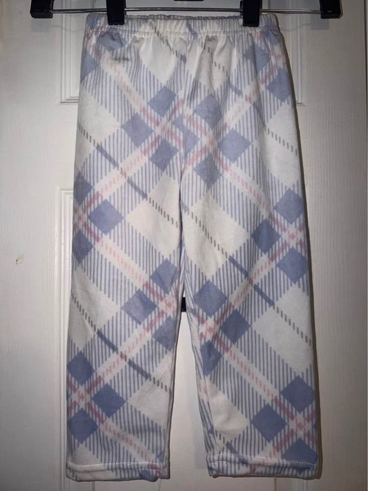 dELiA*s Girl Toddler Girls Pastel Plaid Fleece Pajama Pants - Size 2T