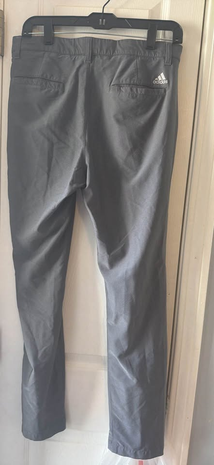 Adidas Men's Charcoal Gray Performance Golf Pants - Size 30x30